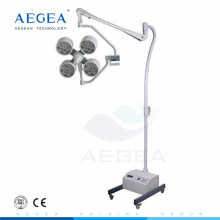 AG-LT013-1 de pie cuatro cabezas bombillas LED terapia de tratamiento del paciente barato luz de examen móvil